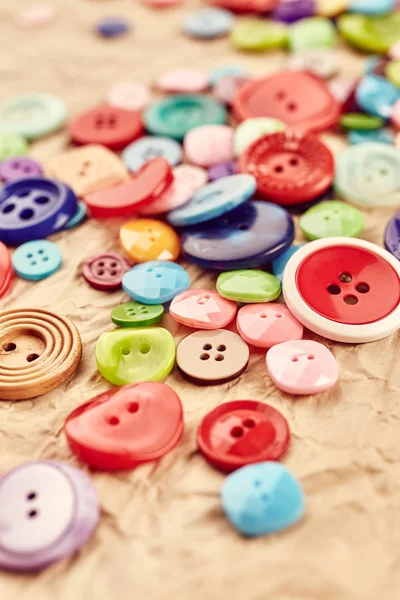 Colored buttons close up — Stock Photo, Image