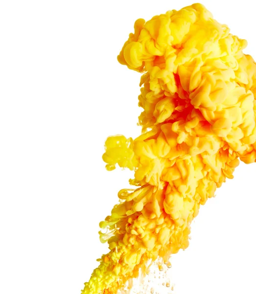Humo amarillo abstracto —  Fotos de Stock