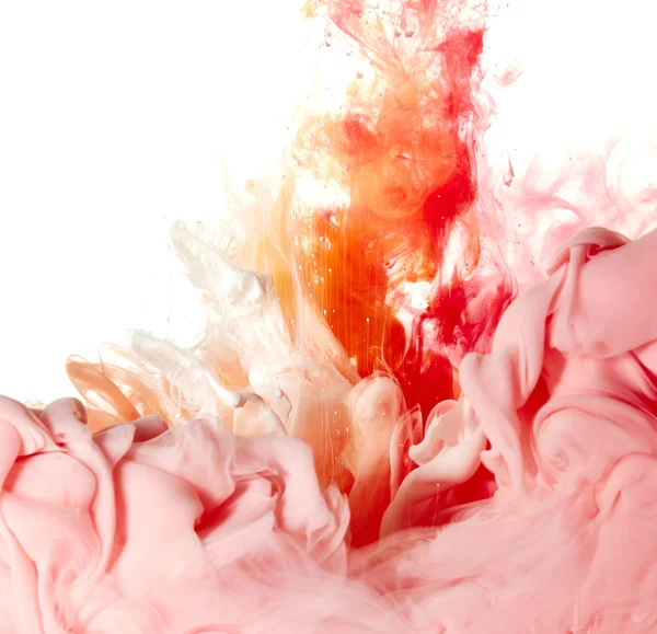 Abstract pink and orange smoke — Stock Photo, Image