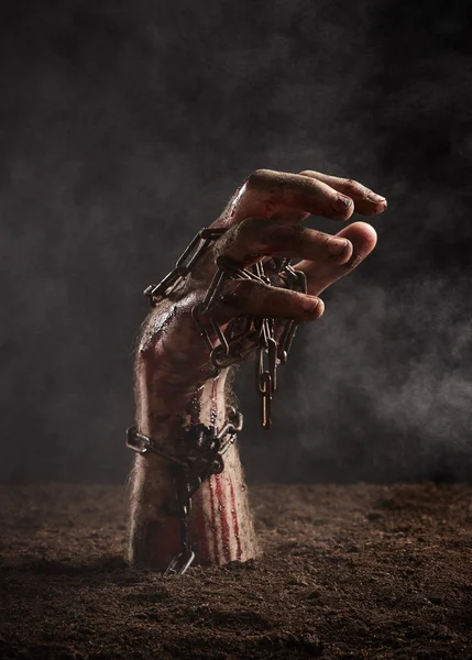 Mrtvý muž ruka — Stock fotografie