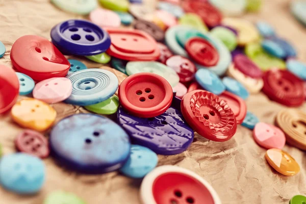 Colored buttons close up — Stock Photo, Image