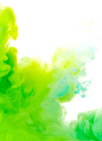 Абстрактная зелёная краска — стоковое фото