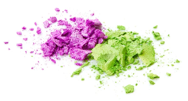 Разбитая зелёная и фиолетовая тень — стоковое фото