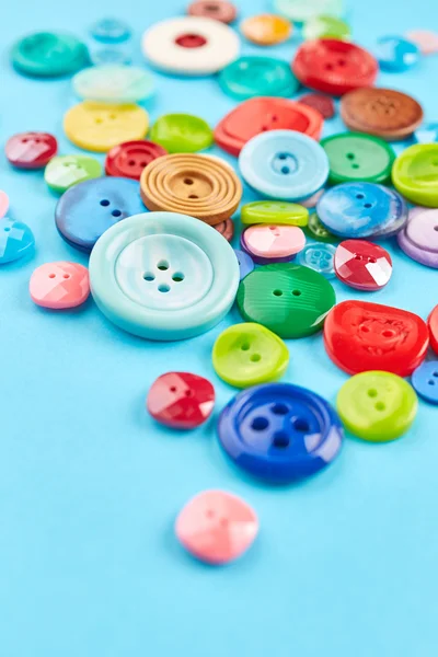 Buttons on blue background — Stock Photo, Image