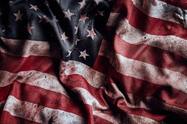 Grunge american flag background — Stock Photo, Image