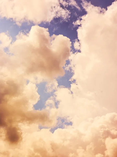 Cloudy Evening Sky Nature Background — Stock Photo, Image