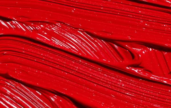 Текстура Червоної Олійної Фарби — стокове фото