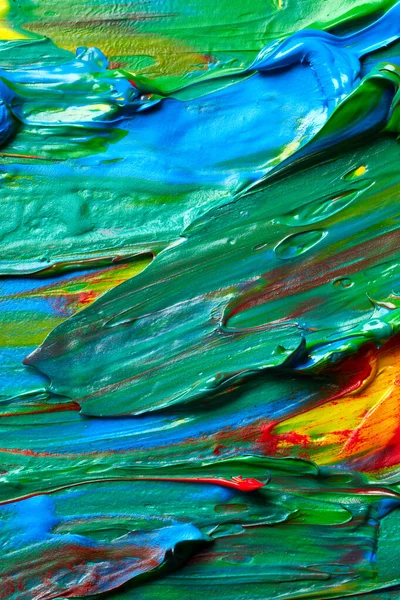 Abstrakter Farbhintergrund Textur Von Flecken Blauer Und Grüner Farbe Texturierte — Stockfoto