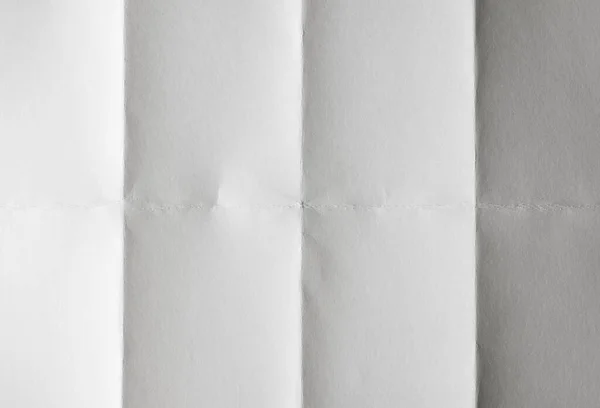 Opgevouwen Leeg Vel Papier Leeg Oppervlak — Stockfoto