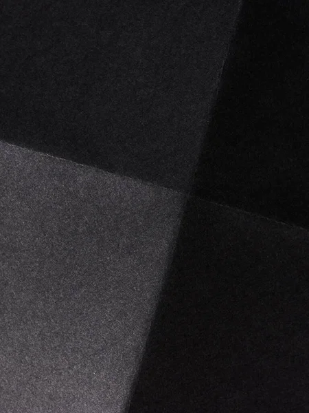 Fondo Abstracto Superficie Plegada Papel Geométrico Negro —  Fotos de Stock