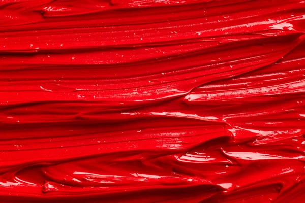 赤い油絵具の背景 — ストック写真
