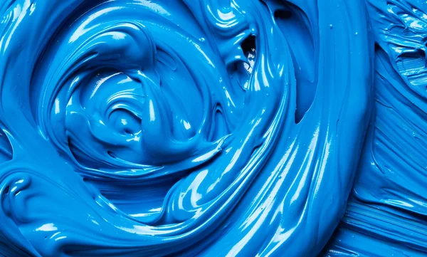 Αφηρημένο Στροβιλισμένο Φόντο Μπλε Χρώμα Κηλίδες Εγκεφαλικά Επεισόδια — Φωτογραφία Αρχείου