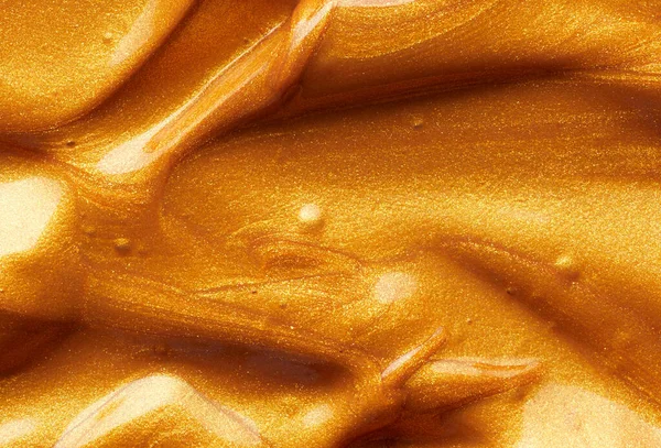 Текстура Золотой Краски — стоковое фото