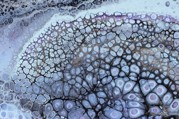 Abstrakter Hintergrund Von Schwebenden Farben Marmor Textur — Stockfoto