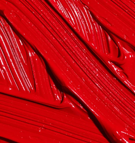 赤い油絵具の背景 — ストック写真