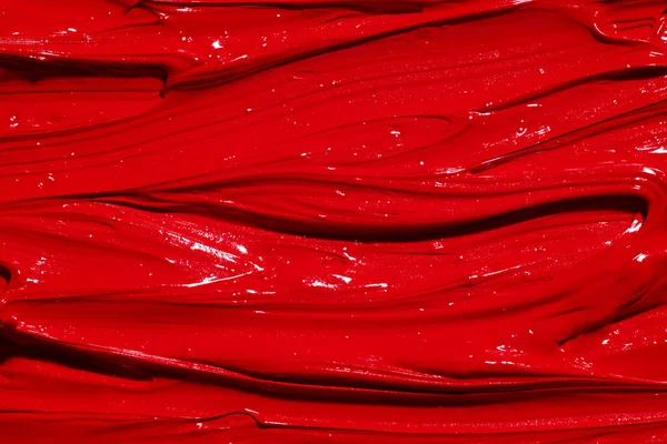 Фарба Червоної Олії Крупним Планом — стокове фото