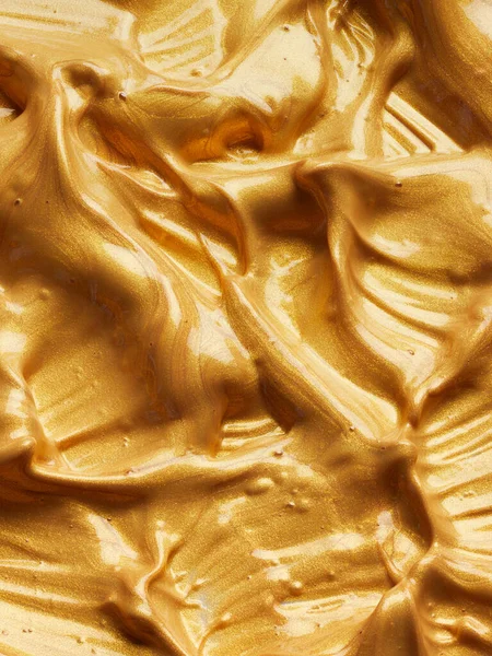 Metallic Golden Paint Background Close — Stock Photo, Image