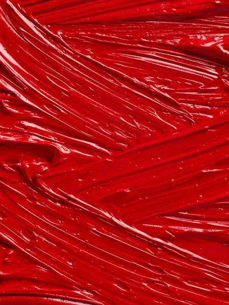 Pintura Óleo Rojo Cerca —  Fotos de Stock