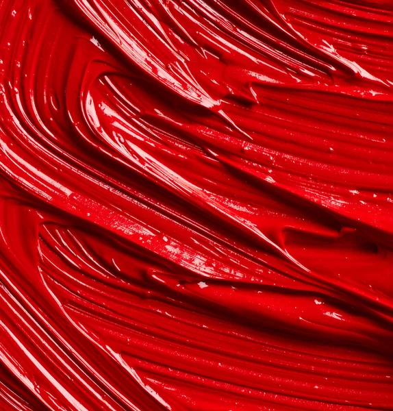 Pozadí Červené Olejové Barvy — Stock fotografie