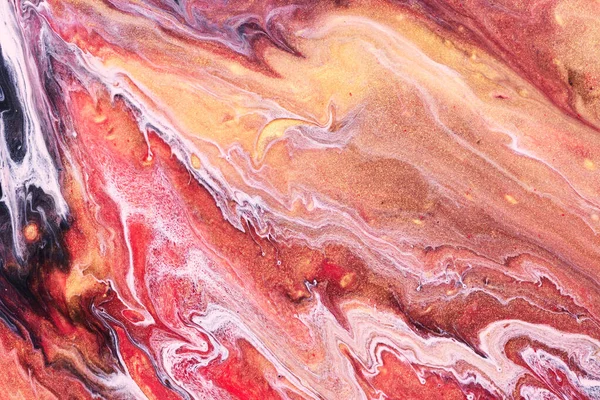 Фотография Абстрактной Мраморной Текстуры Плавающих Красок — стоковое фото