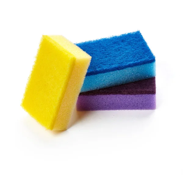 Kitchen sponges for washing dishes Stock Photo by ©Nik_Merkulov 56048375