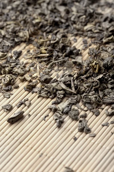 Liście zielonej herbaty — Zdjęcie stockowe