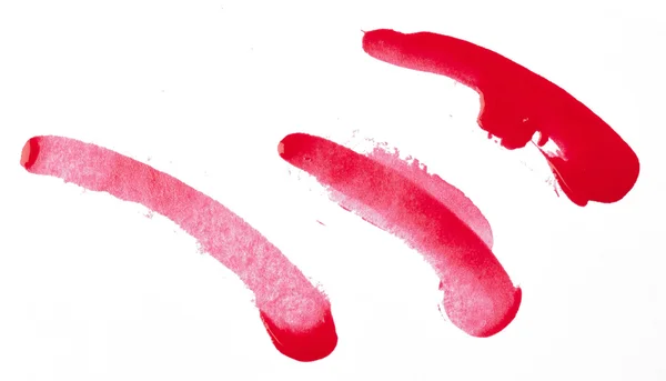 Watercolour red paint — Stock Photo, Image