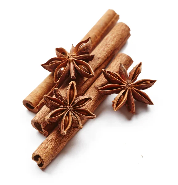 Cinnamon and anise — Stock Photo, Image