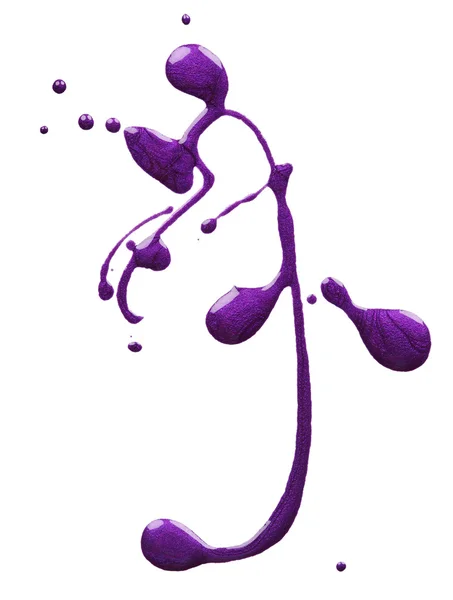 Фиолетовый лак — стоковое фото