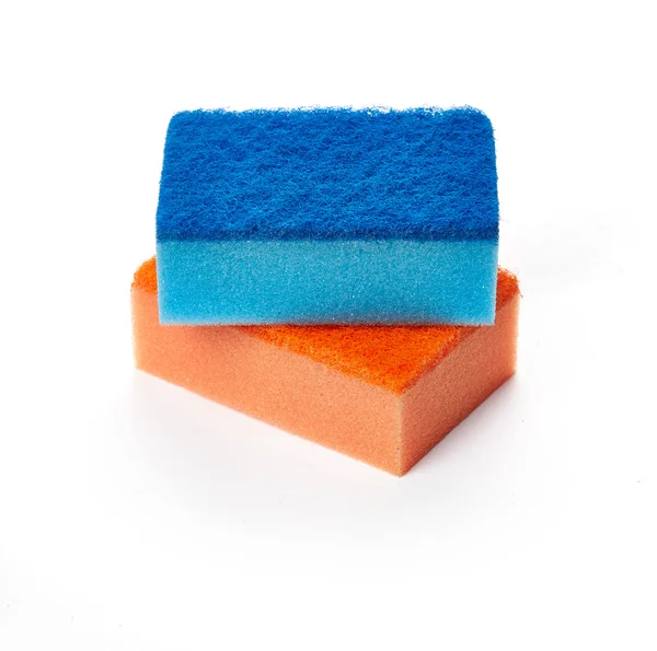 Kitchen sponges for washing dishes — Stock Photo, Image