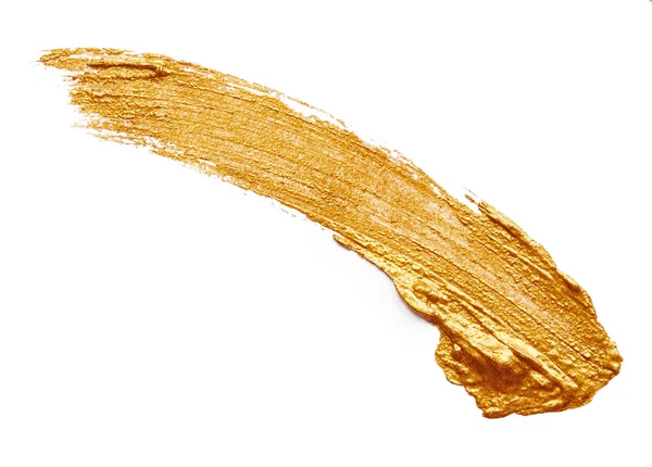 Altın boya darbeleri — Stok fotoğraf