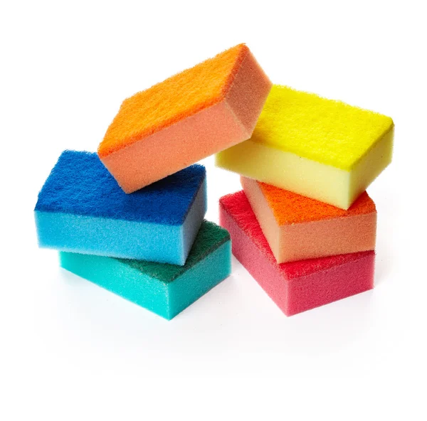 Kitchen sponges for washing dishes Stock Photo by ©Nik_Merkulov 56048375