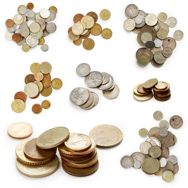 Старовинні монети — стокове фото