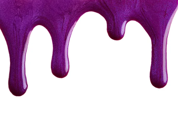 Purple nail polish — Stock Photo, Image