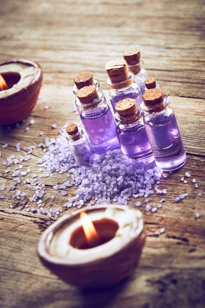 Purple spa still life — Stock Photo, Image