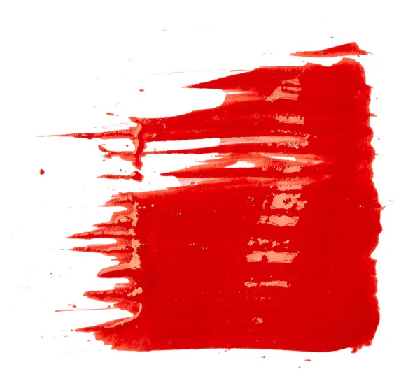 Peinture rouge — Photo