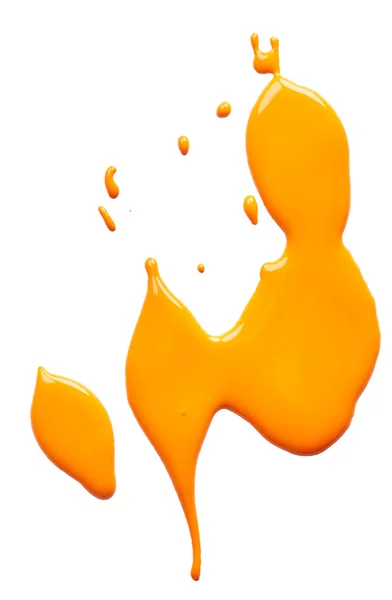 橙色颜料 — 图库照片