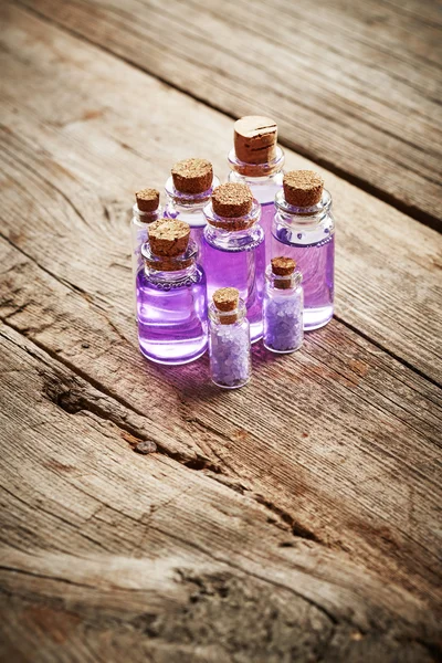 Botellas con gel de ducha — Foto de Stock