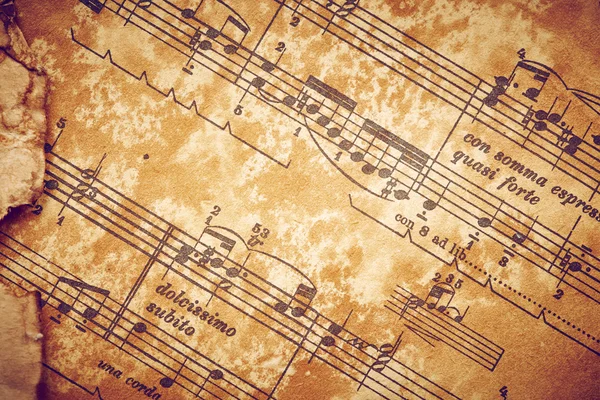 Music sheets — Stock Photo, Image