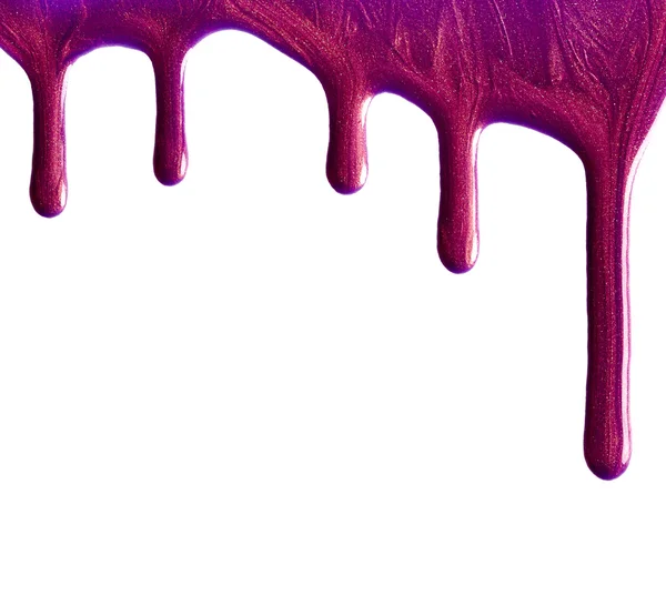 Esmalte de uñas púrpura —  Fotos de Stock