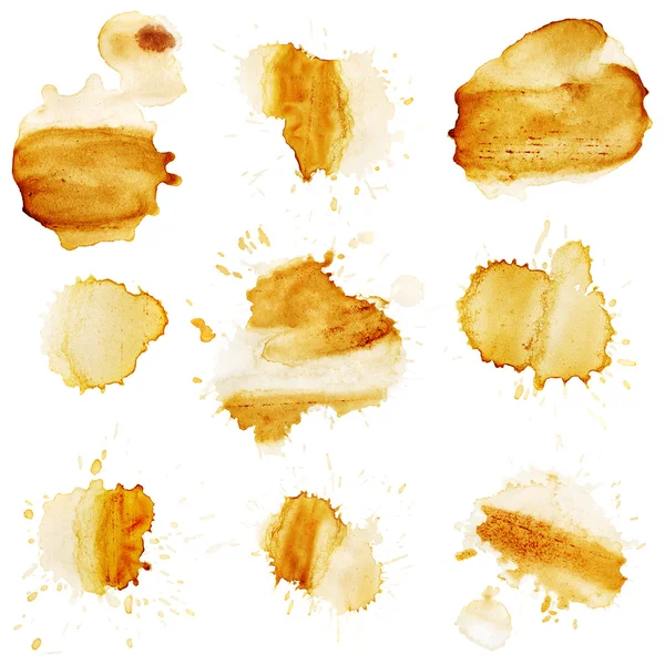 Blots of tea — Stock Photo, Image