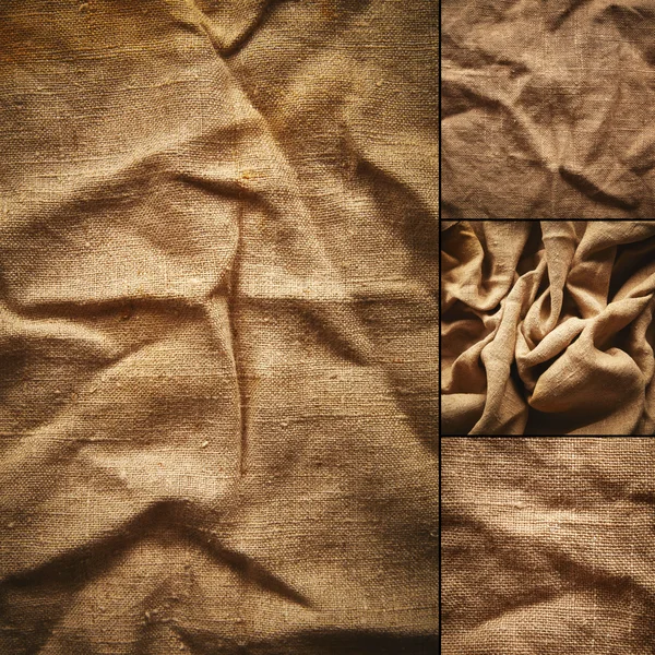 Льняная ткань — стоковое фото