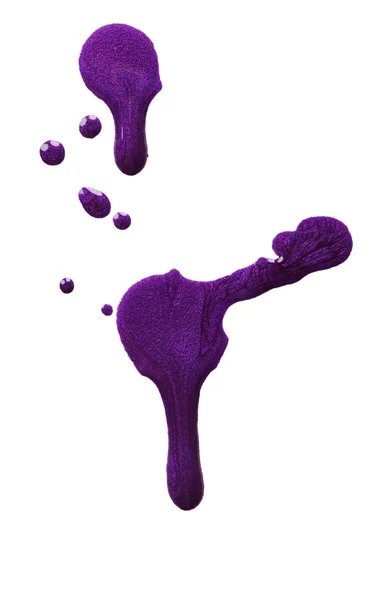 Vernis à ongles violet — Photo