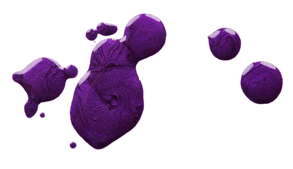 紫色のマニキュア — ストック写真