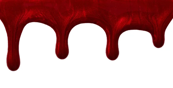 Roter Nagellack — Stockfoto
