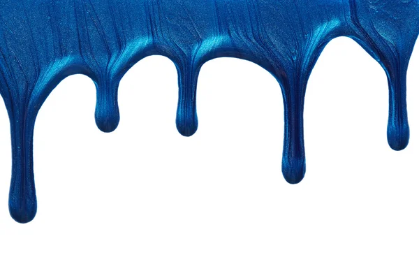 Blot of blue nail polish — Stock Photo, Image