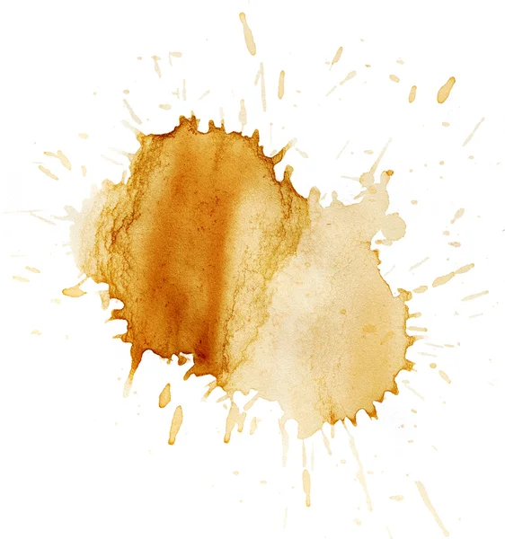 Кофе с коричневыми пятнами — стоковое фото