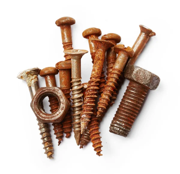 Rusty Screws coleção — Fotografia de Stock