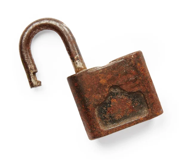 Old iron lock — Stock Photo, Image