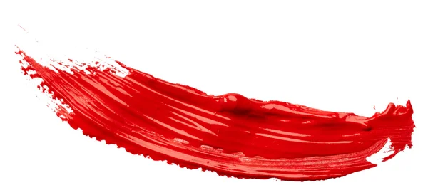 Traços de tinta vermelha — Fotografia de Stock